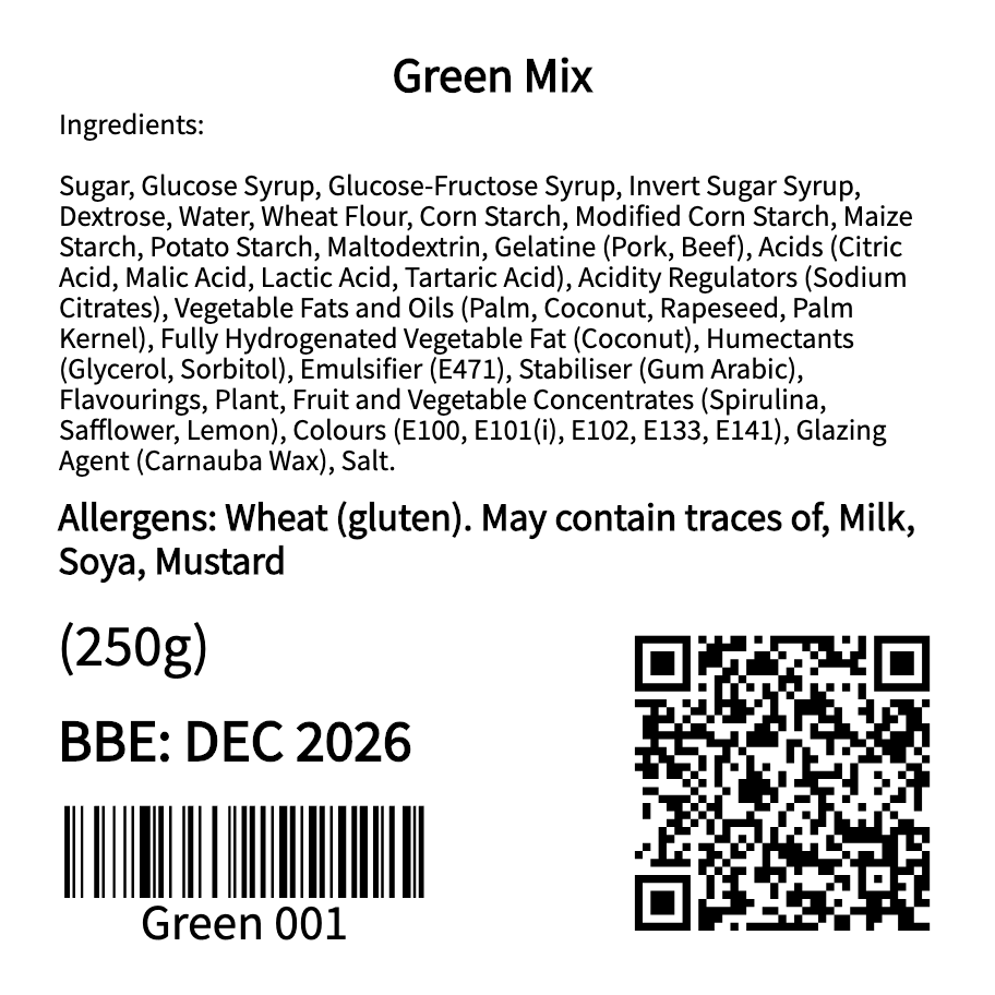 Green Monster Jar Mix (500g)